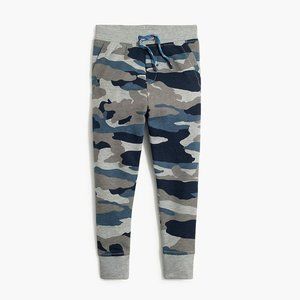 Boys' Camo Sweatpant: Blue Camo, Large (10-11)
